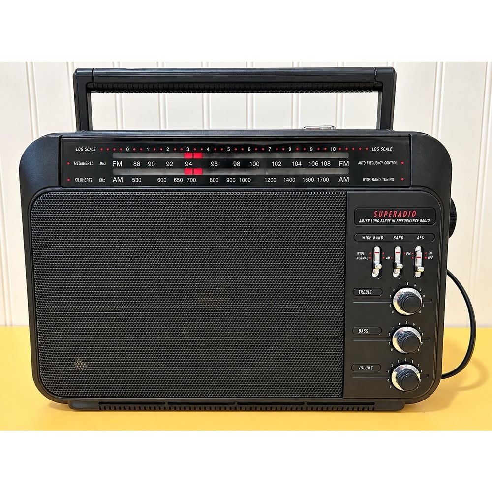 GE Superadio III 7-2887B AM FM Long Range Hi Performance Radio Tested Working